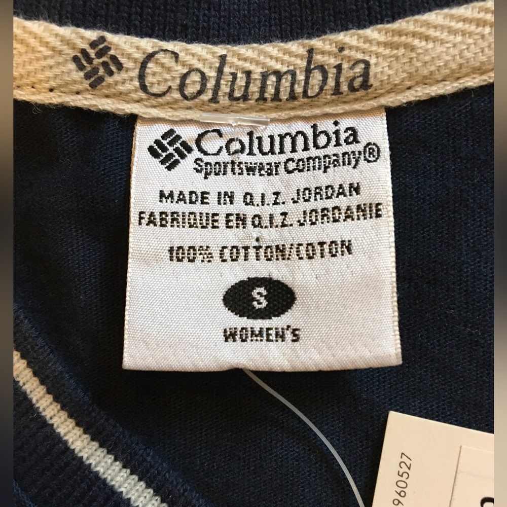 NWT Columbia Sportswear navy tee and white Jones New York long sleeve tee - Picture 5 of 9